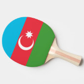 Flagge Aserbaidschans Tischtennis Schläger (Seitenansicht)