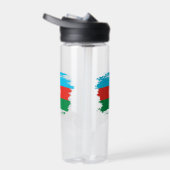 Flagge Aserbaidschans Trinkflasche (Rechts)