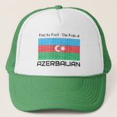 Flagge Aserbaidschans Truckerkappe (Vorderseite)