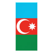 Flagge Aserbaidschans Werbekarte (Vorne)