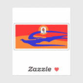 Flagge Ashtaraks, Republik Armenien Aufkleber (Blatt)