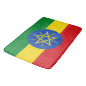 Flagge Äthiopiens Badematte (Schrägansicht)