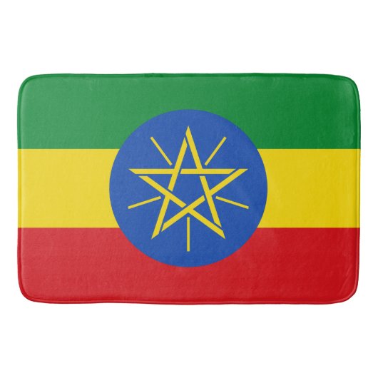 Flagge Äthiopiens Badematte (Vorderseite)