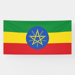 Flagge Äthiopiens Banner
