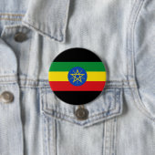 Flagge Äthiopiens Button (Beispiel)