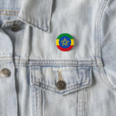 Flagge Äthiopiens Button (Beispiel)