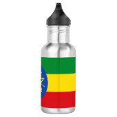 Flagge Äthiopiens Edelstahlflasche (Rechts)