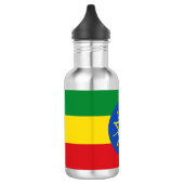 Flagge Äthiopiens Edelstahlflasche (Links)