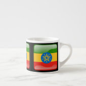 Flagge Äthiopiens Espressotasse (Rechts)