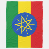 Flagge Äthiopiens Fleecedecke (Vorderseite)