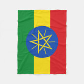 Flagge Äthiopiens Fleecedecke (Vorderseite)