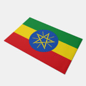 Flagge Äthiopiens Fußmatte (Schrägansicht)