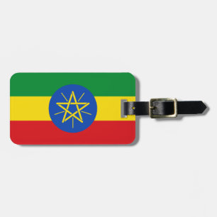 Flagge Äthiopiens Gepäckanhänger