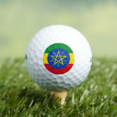 Flagge Äthiopiens Golfball (Insitu T-Shirt)