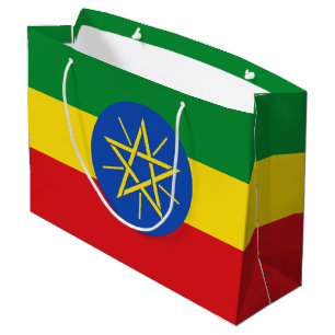 Flagge Äthiopiens Große Geschenktüte