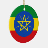 Flagge Äthiopiens Keramik Ornament (Rechts)