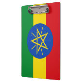 Flagge Äthiopiens Klemmbrett (Links)
