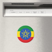 Flagge Äthiopiens Magnet (In Situ (Geschirrspüler))