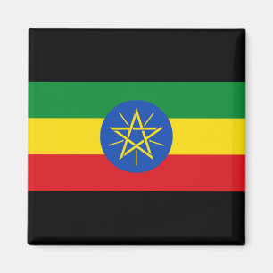 Flagge Äthiopiens Magnet