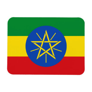 Flagge Äthiopiens Magnet
