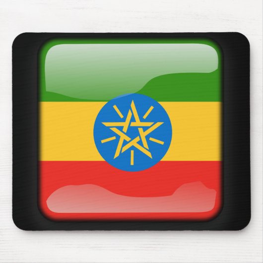 Flagge Äthiopiens Mousepad (Vorne)