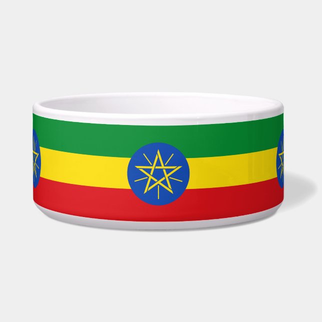 Flagge Äthiopiens Napf (Vorderseite)