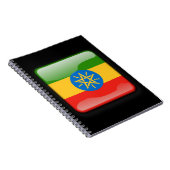 Flagge Äthiopiens Notizblock (Rechte Seite)
