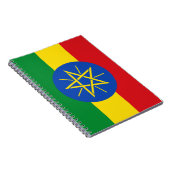 Flagge Äthiopiens Notizblock (Rechte Seite)