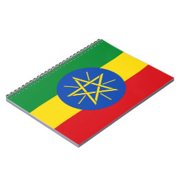 Flagge Äthiopiens Notizblock