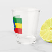 Flagge Äthiopiens Schnapsglas (Rechts)