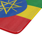 Flagge Äthiopiens Schneidebrett (Ecke)
