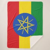 Flagge Äthiopiens Sherpadecke (Vorderseite)