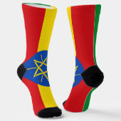 Flagge Äthiopiens Socken (Gewinkelt)