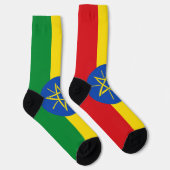 Flagge Äthiopiens Socken (Rechts)