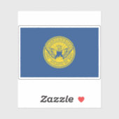 Flagge Atlanta, Georgien Aufkleber (Blatt)