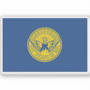 Flagge Atlanta, Georgien Aufkleber