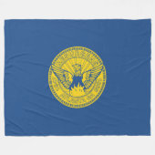 Flagge Atlanta (Georgien, USA) Fleecedecke (Vorderseite (Horizontal))