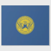 Flagge Atlanta (Georgien, USA) Geschenkpapier (Flach)