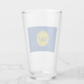 Flagge Atlanta (Georgien, USA) Glas (Rückseite)