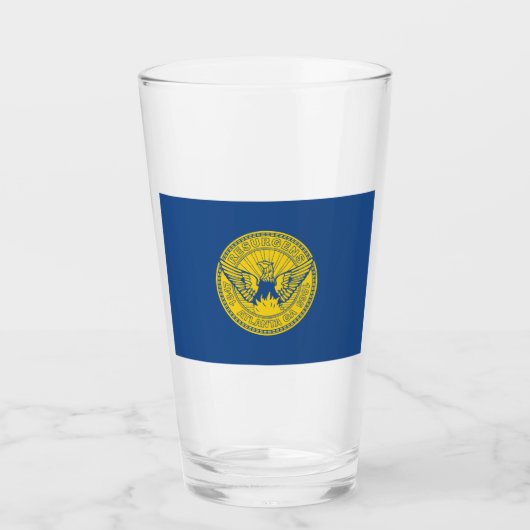 Flagge Atlanta (Georgien, USA) Glas (Vorderseite)
