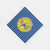 Flagge Atlanta (Georgien, USA) Serviette (Ecke)