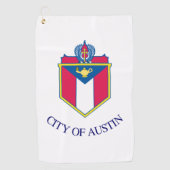 Flagge Austin (Texas) Golfhandtuch (Vorderseite)
