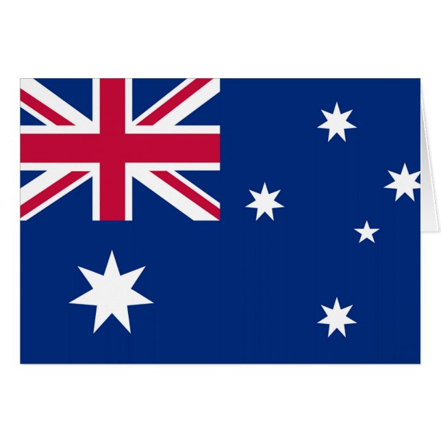 Flagge Australiens (Vorderseite (Horizontal))