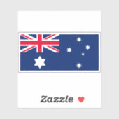 Flagge Australiens (1901-1903) Aufkleber (Blatt)