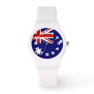 Flagge Australiens Armbanduhr