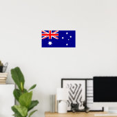 Flagge Australiens - australische Flagge Poster (Heimbüro)