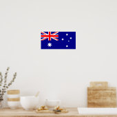 Flagge Australiens - australische Flagge Poster (Küche)