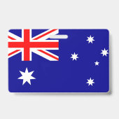 Flagge Australiens Ausweis (Rückseite)