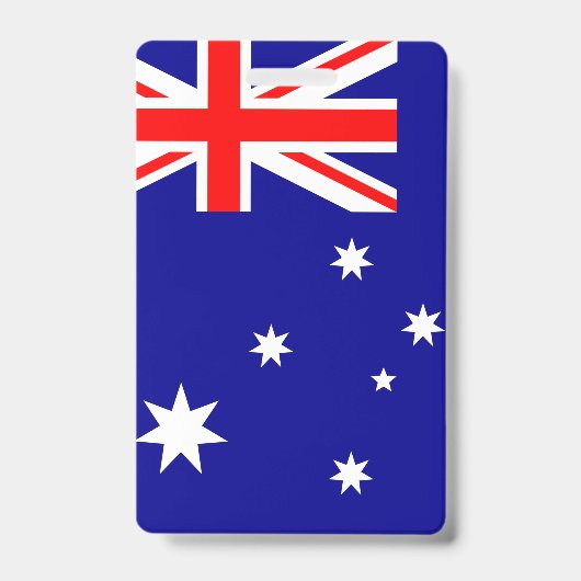 Flagge Australiens Ausweis (Vorderseite)