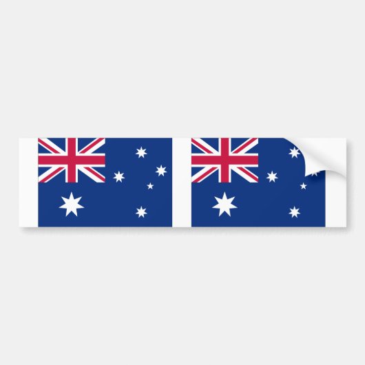 Flagge Australiens Autoaufkleber (Vorne)